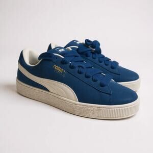 Puma Suede XL Men’s Size 10 Blue White Sneakers